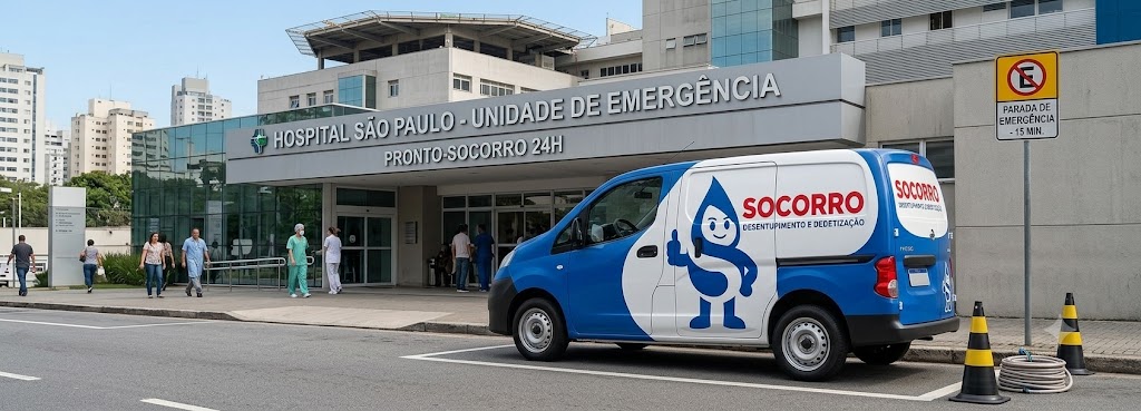 Profissional realizando Desentupimento e Manutenção Preventiva para Hospitais, Clínicas e Postos de Saúde em Camboriú